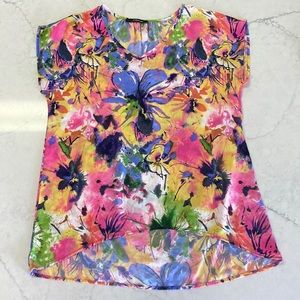 Caramela Colorful Women’s Blouse Size Large